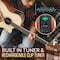 Pyle 41'' Inch   6-String Electric Acoustic Guitar - Guitar with Digital Tuner & Accessory Kit (Nature co PEAG200 - alternate 5